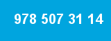978 507 31 14 978 507 31 14